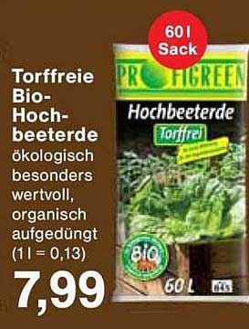 Torffreie Bio-Hochbeeterde - ökologisch wertvoll