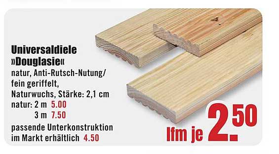 Universaldiele »Douglasie«