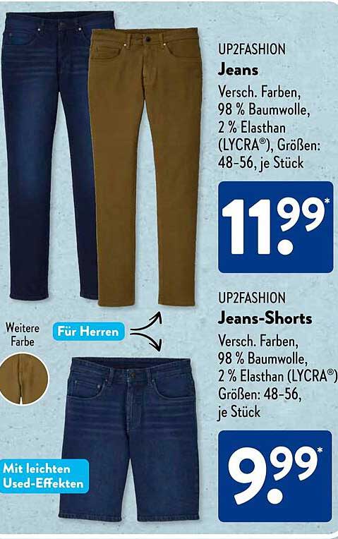 UP2FASHION Jeans und Jeans-Shorts für Herren