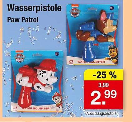 Wasserspielzeug Paw Patrol Wasserpistole
