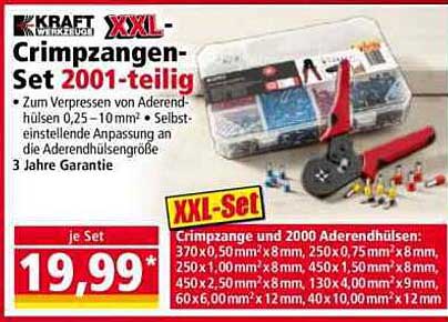XXL-Crimpzangen-Set 2001-teilig