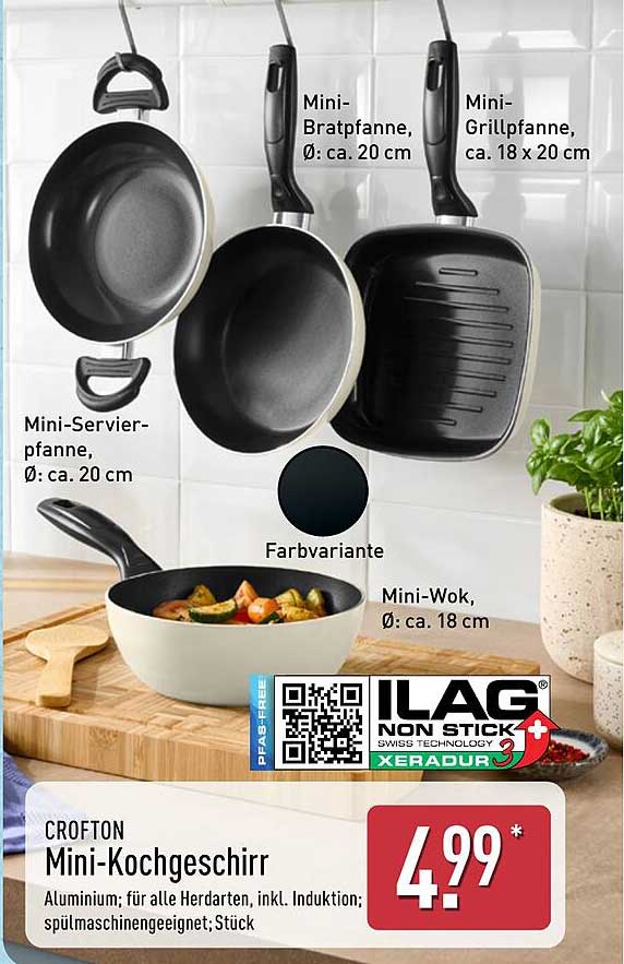 CROFTON Mini-Kochgeschirr