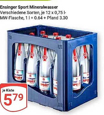 Ensinger Sport Mineralwasser
