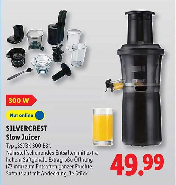 SILVERCREST Slow Juicer