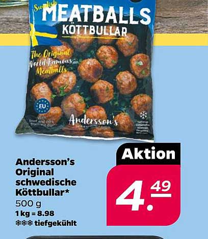 Andersson’s Original schwedische Köttbullar 500 g