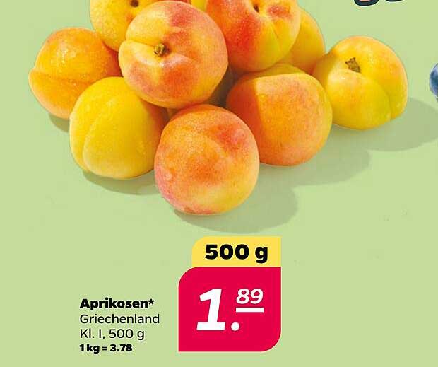 Aprikosen* Griechenland KL. I, 500 g