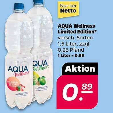 AQUA Wellness Limited Edition 1,5 Liter