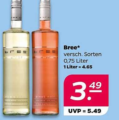 Bree* verschiedene Sorten 0,75 Liter