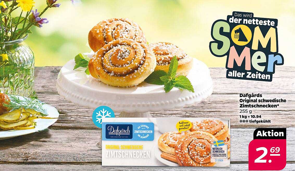 Dafgårds Original schwedische Zimtschnecken 255 g
