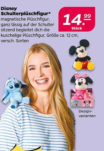 Disney Schulterplüschfigur
