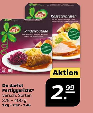 Du darfst Fertiggericht – verschiedene Sorten