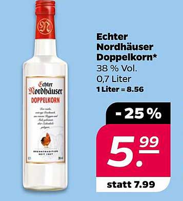 Echter Nordhäuser Doppel-korn 0,7 Liter