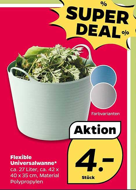 Flexible Universalwanne 27 Liter - inkl. Farbvarianten