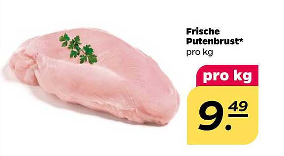Frische Putenbrust* pro kg