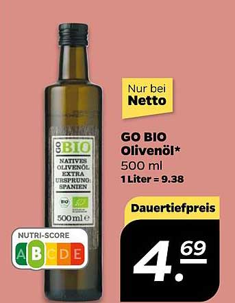 GO BIO Olivenöl 500 ml