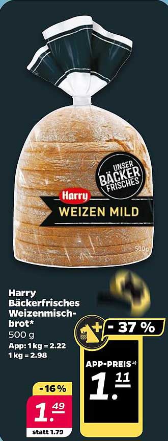 Harry Bäckerfrisches Weizenmischbrot 500 g