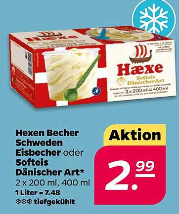 Hexen Becher Schweden Eisbecher oder Softeis Dänischer Art
