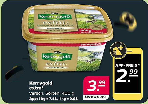 Kerrygold extra* Butter & Rapsöl 400 g