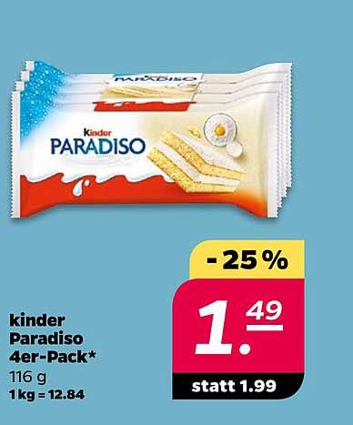 kinder Paradiso 4er-Pack