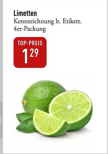 Limetten 4er-Packung