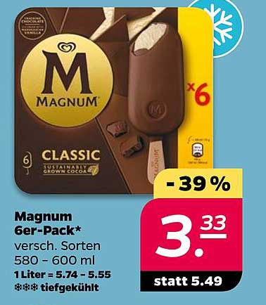 Magnum 6er-Pack - Verschiedene Sorten erhältlich