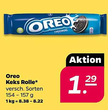 Oreo Keks Rolle - verschiedenen Sorten 154 - 157 g