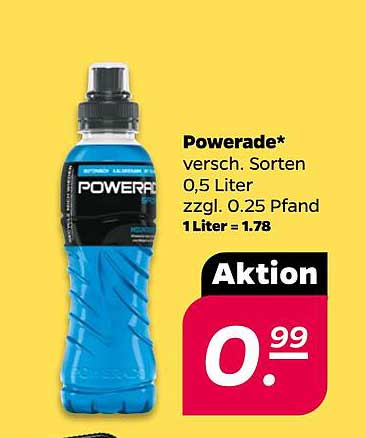 Powerade - Erfrischendes Sportgetränk in verschiedenen Sorten 0,5 Liter