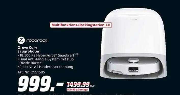 Qrevo Curv Saugroboter
