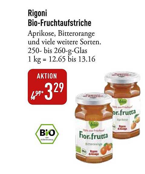 Rigoni Bio-Fruchtaufstriche – Aprikose, Bitterorange und viele weitere Sorten