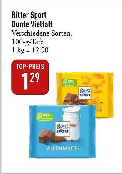 Ritter Sport Bunte Vielfalt
