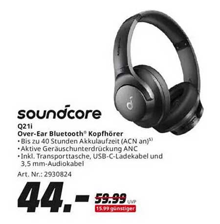 soundcore Q21i Over-Ear Bluetooth® Kopfhörer