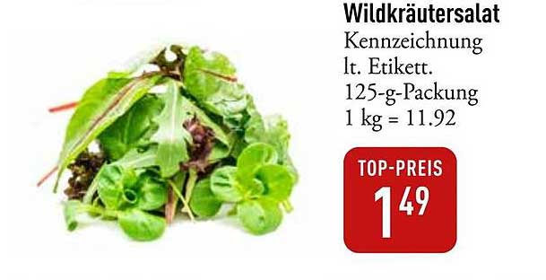 Wildkräutersalat 125-g-Packung
