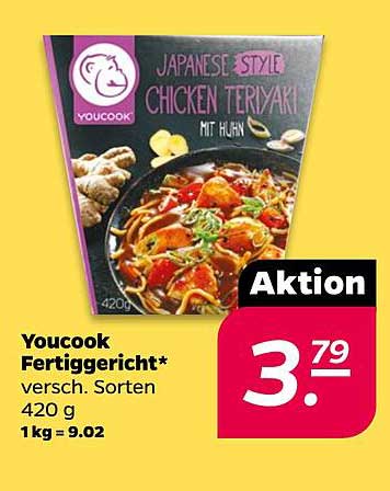 Youcook Fertiggericht - Japanese Style Chicken Teriyaki mit Huhn