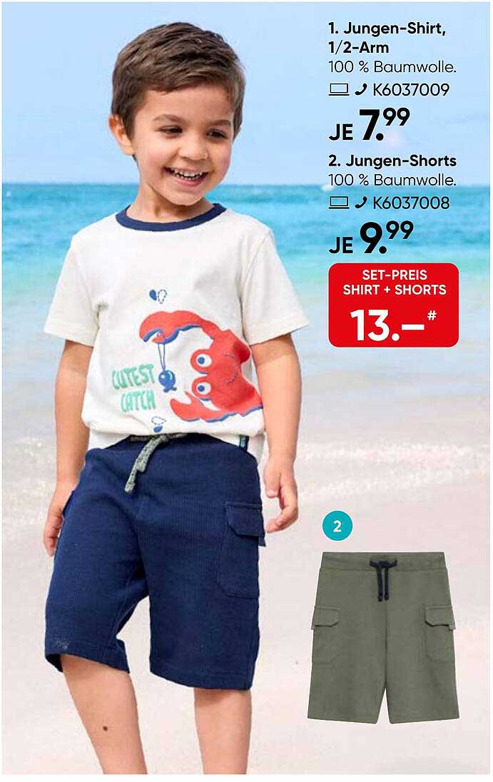 1. Jungen-Shirt, 1/2-Arm