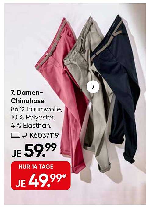 7. Damen-Chinohose