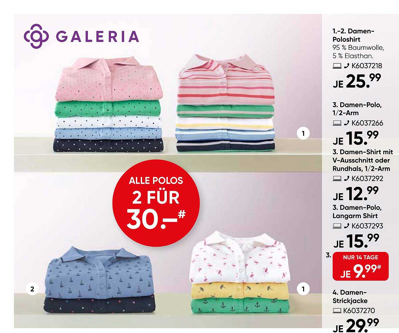 ALLE POLOS 2 FÜR 30.-#