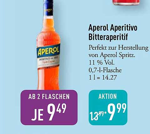 Aperol Aperitivo Bitteraperitif