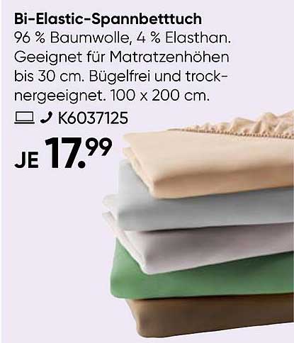 Bi-Elastic-Spannbetttuch