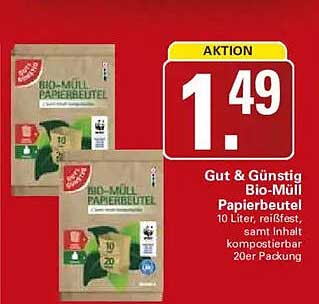 Bio-Müll-Papierbeutel