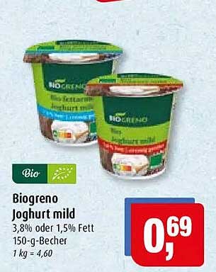 Bioqreno Joghurt mild