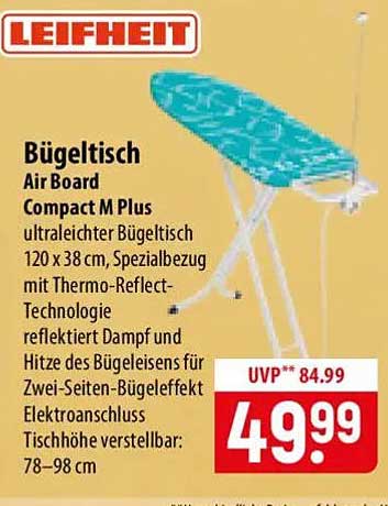 Bügeltisch Air Board Compact M Plus
