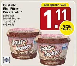 Cristallo Eis "Fürst-Pückler-Art"
