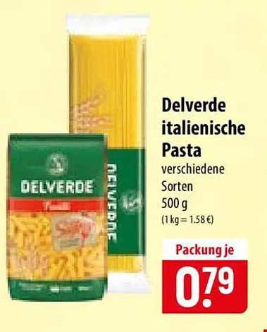 Delverde italienische Pasta