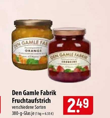 Den Gamle Fabrik Fruchtaufstrich