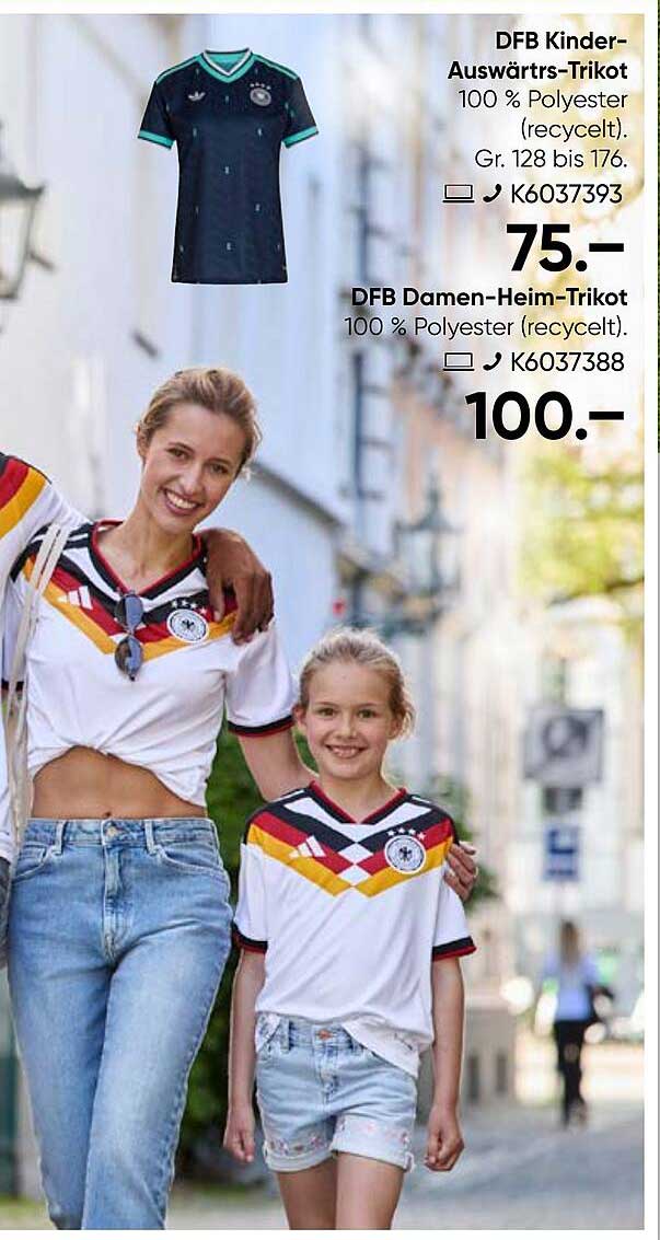 DFB Kinder-Auswärts-Trikot