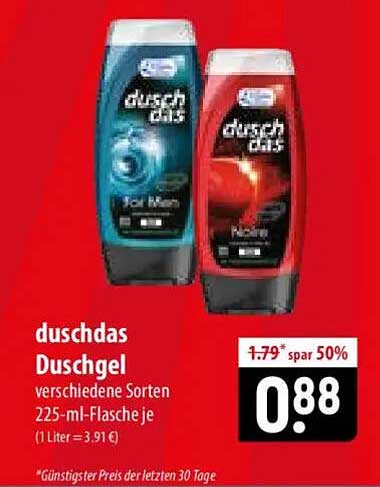 duschdas Duschgel