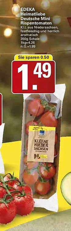 EDEKA Heimatliebe Deutsche Mini Rispentomaten
