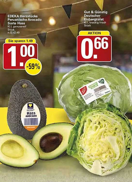 EDEKA Herzstücke Peruanische Avocado Sorte Hass