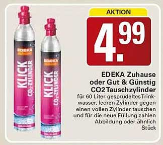 EDEKA Zuhause oder Gut & Günstig CO2Tauschzylinder
