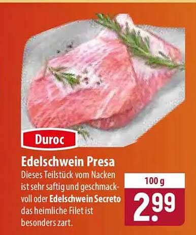 Edelschwein Presa